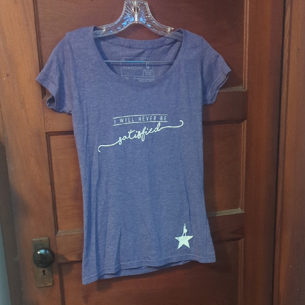 Hamilton Women's Purple Satisfied T-Shirt